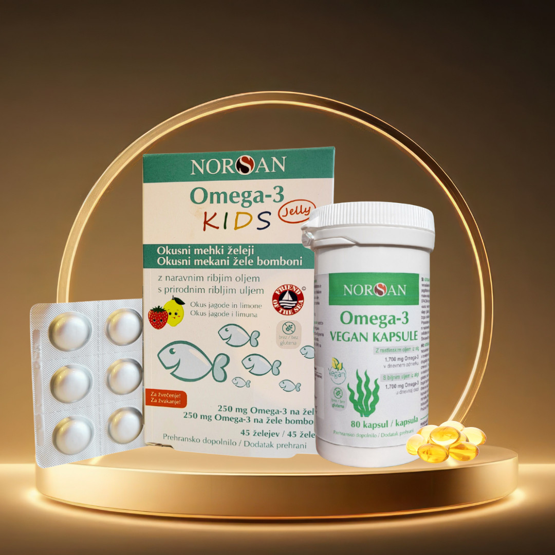 Paket Omega-3 za odrasle in za otroke