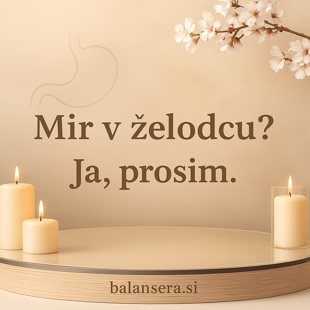 Celosten paket za želodec - "Mir v želodcu?" "Ja, prosim"