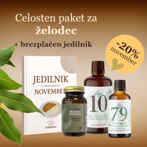 Celosten paket za želodec - Olje10, Olje 79 in probiotiki plus brezplačen jedilnik Balansera